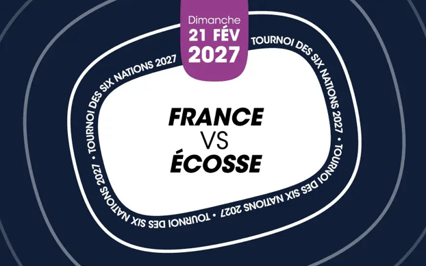 Affiche FRANCE - ÉCOSSE